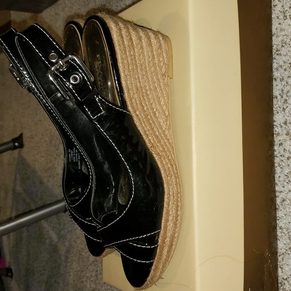 Franco Sarto Espadrille Wedges - Picture 5 of 8